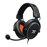 Fnatic React - Auriculares Gaming para Videojuegos, Sonido estéreo preciso, Micrófono Desmontable, Controladores de 53 mm, Marco Metálico, Conector de 3.5 mm [PC, PS4, PS5, Xbox One, Xbox Series X]