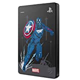 Seagate Game Drive para PS4 2 TB, Disco Duro portátil Externo HDD: USB 3.0, Avengers Special Edition – Captain America, compatible con PS4 y PS5 (STGD2000206)