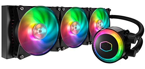Cooler Master MasterLiquid ML360R RGB Refrigeración CPU a Liquido- Iluminación ARGB Sync, Diseño Bomba Premium y Ventiladores Triple MF120R ARGB, 394 x 119 x 27.2 mm