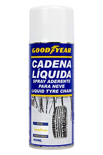 Goodyear Cadena líquida Nieve para neumáticos en Spray de 400 ML Marca
