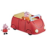 Peppa Pig Peppa’s Adventures - El Auto Rojo de la Familia de Peppa - Juguete para niños de Edad Preescolar - Frases y Efectos de Sonido - Incluye 2 Figuras - Edad: 3+