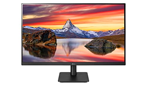 LG 27MP400-B - Monitor LG IPS (1920x1080p, 250 cd/m², 1000:1, NTSC 72%); diag. 68,6cm; entradas: D-Sub x1, HDMI x1; diseño virtualmente sin bordes