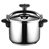 MAGEFESA STAR Olla a presión rápida, fácil uso, acero inoxidable 18/10, apta para inducción. Fondo termodifusor, 3 sistemas de seguridad (RECTA, 6L)