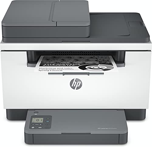 HP LaserJet MFP M234sdw 6GX01F, Impresora Láser Multifunción, Imprime, Escanea, Copia, Wi-Fi, Fast Ethernet, USB 2.0, HP Smart App, Panel de control con botones LED, Blanca y Gris