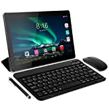 Tablet 10 Pulgadas 8 Core - TOSCiDO Android 10.0,4G LTE Tablets,4GB de RAM y 64 GB,Dobles SIM, GPS,WiFi,Teclado Bluetooth,Ratón,Funda para Tableta y Más Incluidos - Gray