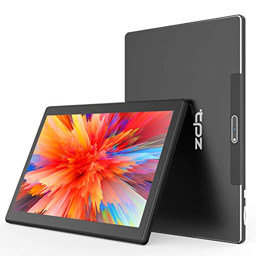 Tablet 10 Pulgadas, Android 10.0 Tableta, 2GB+32GB Tabletas con 10,1‘’ HD IPS Pantalla, WiFi, Google GMS, Bluetooth 4.2, Cámara Doble, Micro SD Slot, USB Tipo C, Negro