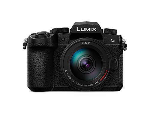 Panasonic Lumix G90H - Cámara EVIL de 20.3 MP (pantalla de 3.2”, visor OLED, estabilizador Dual 5 ejes, 4K, VLogL, Wi-Fi, Live Composite) - kit con objetivo Lumix Vario 14-140mm/F3.5-F5.6