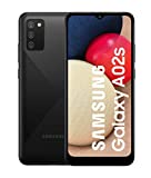 Smartphone Samsung Galaxy A02s 4G de 6,5 Pulgadas con Pantalla Infinity-V HD + 3 GB de RAM 32 GB de Memoria Interna Ampliable batería de 5000 mAh y Carga rápida + Negro (Versión ES)