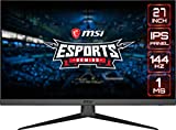 MSI Optix G272 - Monitor gaming de 27" FullHD 144Hz (1920x1080p, ratio 16:9, Panel IPS, 1 ms respuesta, brillo 250 nits, Anti-glare) negro, compatible con consolas