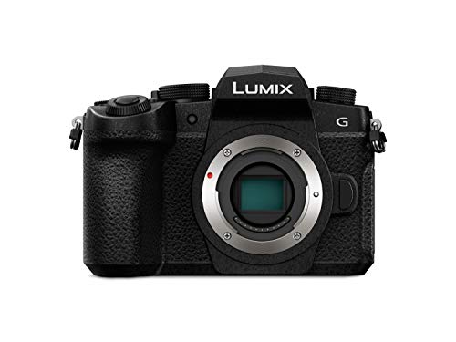 Panasonic Lumix G90 - Cámara EVIL de 20.3 MP (pantalla de 3.2”, Visor OLED, estabilizador Dual 5 ejes, 4K, VLogL, Wi-Fi, Live Composite) Color Negro