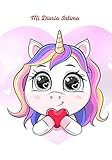 Mi Diario Intimo: Diario Intimo Unicornio para Niñas - 7"x10", 109 Paginas (blancas y lineas) - Para Escribir, Nota, Dibujar