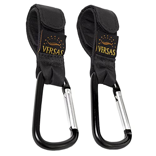 Ganchos Carro Bebe - Mosqueton para Carrito | Enganches Gancho, Colgadores para Bolso, Patinetes, Sillas de Paseo. Ajuste Universal