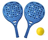 Set Palas de Pádel, 2 Palas + 3 Pelotas EVA, Impermeable al Agua