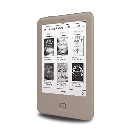 Tolino Page lectore de e-Book Pantalla táctil 4 GB WiFi Gris - E-Reader (15,2 cm (6"), E Ink Carta, 800 x 600 Pixeles, 4:3, EPUB DRM,PDF,TXT, 4 GB)