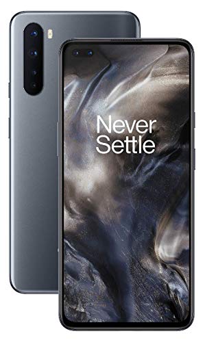 OnePlus Nord 5G - Smartphone 6.44" FHD+ AMOLED 90Hz (Snapdragon 765, 8GB RAM + 128GB almacenamiento, Cuadruple camara 48+8+2+5Mpx, 4115mah con carga rapida 30W) Dual Sim - Gray Onix