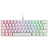 Mars Gaming MKMINIWBRES, Teclado Mecánico Ultra-Compacto, Full RGB Chroma, Switch OUTEMU PRO Marrón, Blanco, Idioma Español