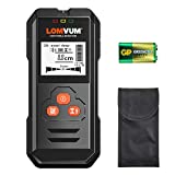Detector de Pared, LOMVUM LW10 3 en 1 Detector de Metal, Madera y AC Cable, Profesional Detector Digital, Multiples modos de detección ，Pantalla LCD Retroiluminada, con una Bolsa de Transporte (Black)