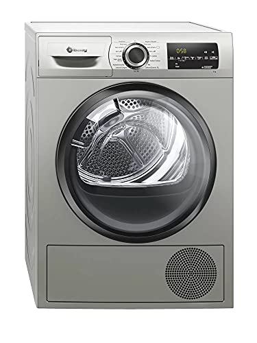 Balay 3SB188XP - Secadora con bomba de calor, 8 kg, Acero mate antihuellas