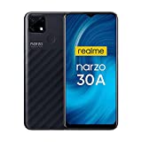 Realme Narzo 30A Smartphone Libre Mega Batería 6000mAh Carga Rápida 6.5" Pantalla HD+ 4GB + 64GB (SD 256GB) Cámara AI 13MP Teléfonos Móviles 4G Dual SIM Android 10 Face ID (Black)