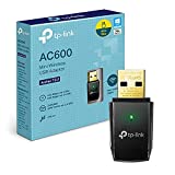 TP-Link Archer T2U - Adaptador WiFi USB AC600 Mbps, Receptor WiFi para PC, Doble Banda 2.4GHz/5GHz, Mini Tamaño, USB 2.0, Seguridad avanzada