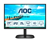 AOC Monitor 24B2XDA- 24" Full HD, 75Hz, IPS, Adaptive Sync, 1920x1080, 250 cd/m, D-SUB, DVI, HDMI