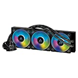 ARCTIC Liquid Freezer II 360 A-RGB - Disipador líquido All-in-One para CPU con A-RGB, pompa eficiente controlada por PWM, velocidad del ventilador: 200-1800 RPM, compatible con LGA1700 - Negro.