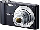 Sony DSC-W810 - Cámara compacta de 20.1 Mp (pantalla de 2.7", zoom óptico 6x, estabilizador digital), negro