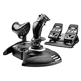 Thrustmaster T.Flight Full Kit X: Kit Completo para Simulación de Vuelo, Joystick y Acelerador Desmontable, Pedales de Timón con Rieles Deslizantes, Compatible con Xbox Series X|S, Xbox One y PC