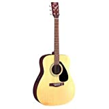 Yamaha FX310A - Guitarra acústica con cuerdas metálicas (madera, tipo dreadnought), color natural