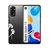 Xiaomi Redmi Note 11 Smartphone 4+64GB, Pantalla de 6.43 pulgadas 90Hz FHD+ Amoled Dotdisplay, Snapdragon 680, Cuádruple cámara de 50MP AI, 5000 mAh, Graphite Gray Versión ES con Alexa manos libres