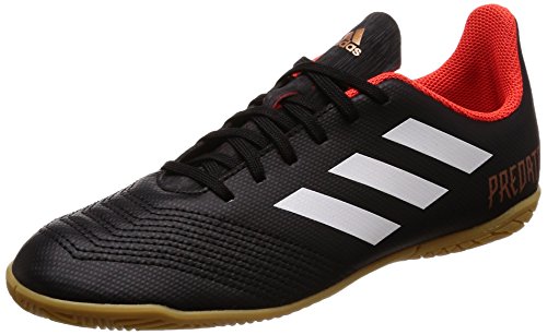Adidas Predator Tango 18.4 IN J, Zapatillas de fútbol Sala Unisex niño, Negro (Negbas/Ftwbla/Rojsol), 36 2/3 EU