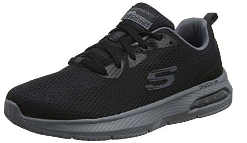 Skechers Dyna-Air, Zapatillas Hombre, Black, 45 EU