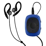 AGPTEK Reproductor MP3 de 8 GB portátil, con Pinza y Radio FM, Compatible con los formatos MP3, WMA y WAV, Color Azul