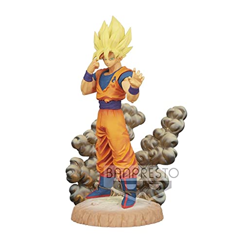 Figura Goky SS2 Dragon Ball Z History Box, Banpresto Multicolor 198773
