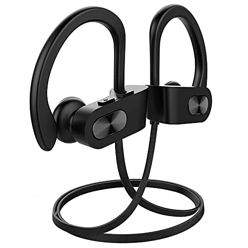 Auriculares Bluetooth, Auriculares Inalambricos Deportivos, IPX7 Impermeable Cascos V5.0 In-Ear, Auriculares Inalámbricos Micrófonos con Cancelación de Ruido CVC6.0, Correr, Gimnasio, Deporte