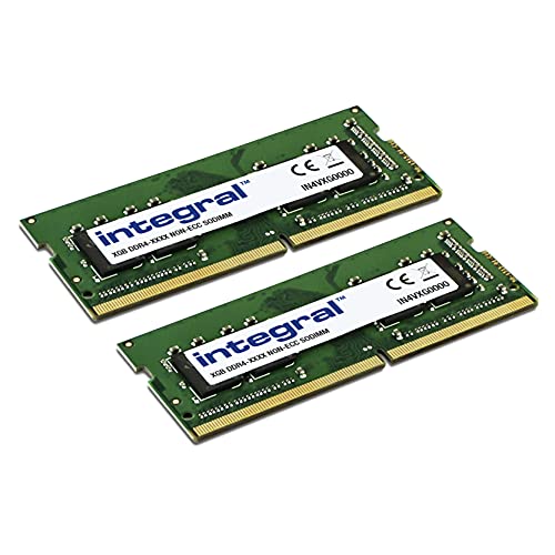 Integral Kit de 32 GB (2 x 16 GB) de Memoria RAM DDR4 3200MHz SODIMM Portátil/Notebook PC4-25600 (IN4V16GNGRTIK2)