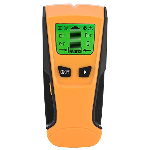 fasient 3 en 1 Detector de Pared, Detector de Escáner de Pared Multifunción con Pantalla LCD Retroiluminada, para Detecta AC Cable, Metal Tuberías, Madera En La Pared Cemento