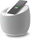 Belkin altavoz inteligente Hi-Fi + cargador inalámbrico SoundForm Elite (Alexa, Bluetooth, AirPlay2, Devialet), Blanco