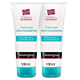 Neutrogena Crema de Pies Secos y Agrietados, Ultra Hidratante, Pack 2 x 100 ml