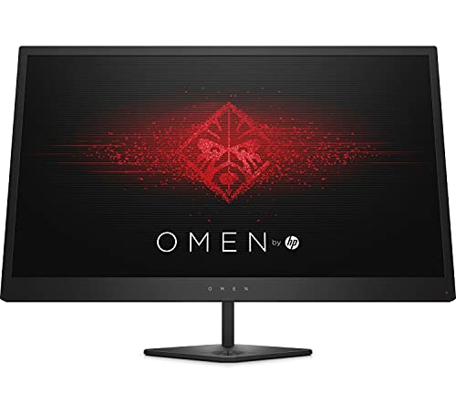 HP OMEN 25 – Monitor Gaming de 24,5" Full HD (1920 x 1080 a 144Hz, TN, 1ms, HDMI, Antirreflejo, Inclinación Ajustable) Negro