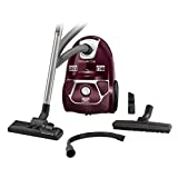 Rowenta Compact Power Morado RO3969, Aspirador trineo con bolsa de alta filtración y filtro permanente gran eficiencia, depósito de 3 L, cable de 6.2 m, accesorios de coche para más versatilidad