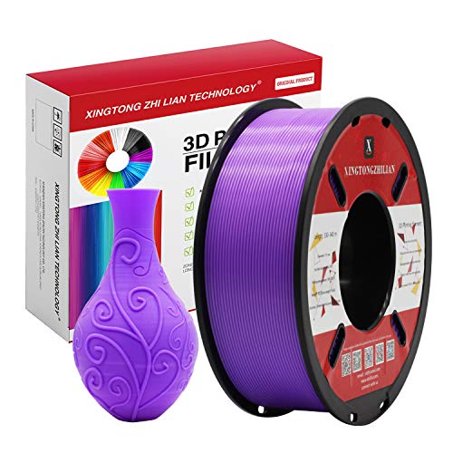PLA Púrpura Filamento de Impresión 3D 1.75mm Materiales Precisión +/- 0.02 mm 1kg/un carrete