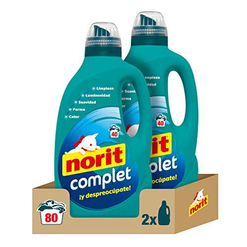 NORIT Complet - Detergente Líquido, Pack de 2 x 2000 Mililitros, 4000 Mililitros