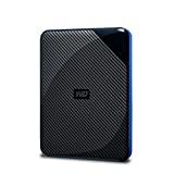 Western Digital Gaming Drive - Disco duro externo portátil para PlayStation 4 de 4 TB, color negro