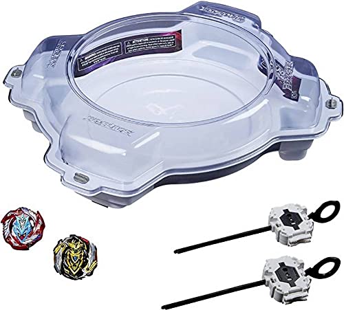 Hasbro-48620 Beyblade Burst Series Elite Champions Pro Set-Juego de Batalla de Beystadium Arena, 2 giroscopios y 2 lanzadores, Individual, Color Multicolor. (F2292EU5)