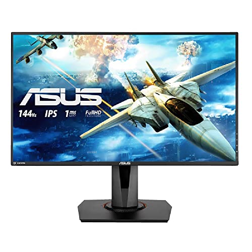 ASUS VG279Q - Monitor Gaming de 27" Full-HD (1920x1080, 1 ms, 144 Hz, IPS, Adaptive-Sync, ELBMB, HDMI, DisplayPort,DVI-D) Negro