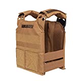 TRAINLIKEFIGHT MEV Entry Vest - Chaleco Lastrado Ajustable para Entrenamiento, Cross Training, calistenia o Fitness (Apto para Placas lastradas) - Coyote/Arena