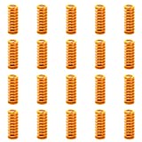 TUZUK 3D Resortes de cama caliente de 20 piezas para impresora 3D Creality CR-10 10S S4 Ender 3 Resortes de cama de calor Conexión inferior nivelación