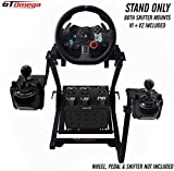 GT Omega Volante soporte para Logitech G29 G920 G923 con montura de cambio de velocidades v1 y v2 Thrustmaster T500 T300 TX y TH8A - PS4 Xbox Fanatec Clubsport