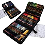 Lapices Acuarelables Profesionales para Adultos y Niños, 96 Piezas Lapices Colores Conjunto Lapices de Dibujo Artístico, Incluye lapiz dibujo, Carbón, Lápices Pastel, Herramientas de dibujo